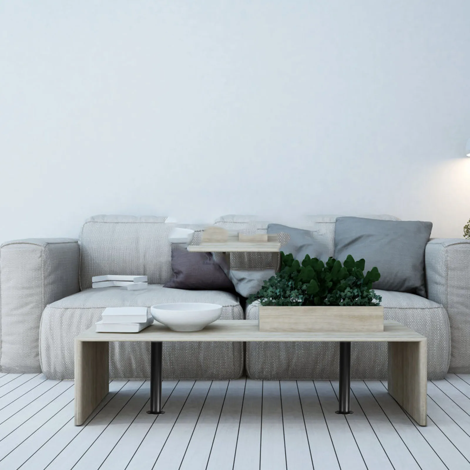 

4Pcs Adjustable Bed Frame Replacement Legs Support Bed Frame Feet Support Legs Bedside Fixer