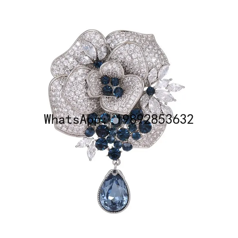 

Brooch high-end women's exquisite stylisheasiest for match corsage classy sense accessible luxury pin accessories