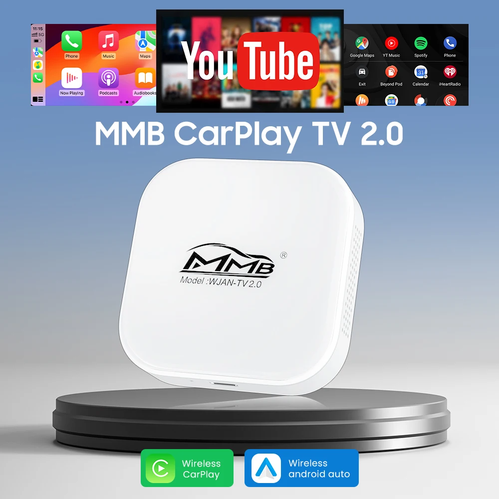 

2024 NeW MMB TV 2.0 Wireless AppleCarPlay Android Auto Android 12.0 4G+32G Mirror-Link BT 5.0 for Porsche Audi YouTube&Netflix