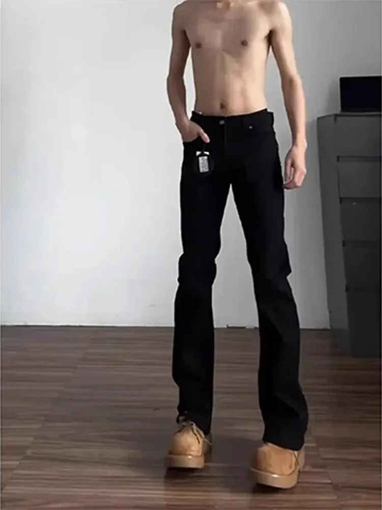 

Мужские джинсы с прямыми штанинами Bla Fce на подкладке Cleanfit, утягивающие зимние расклешенные брюки с ножом, джинсовые хлопковые брюки...