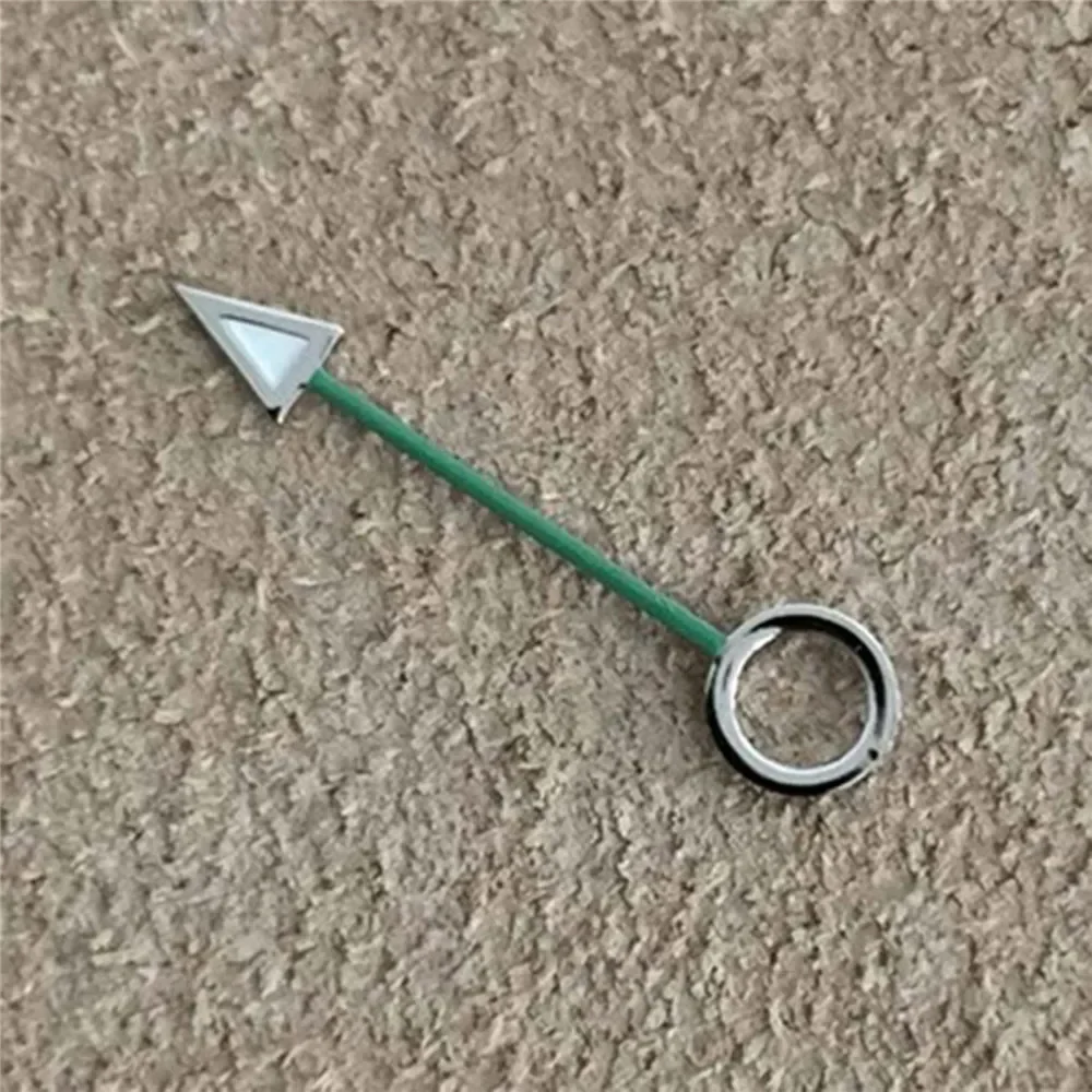 12,5 мм стрелки часов зеленые светящиеся стрелки GMT указатели для NH34 механизм мужские детали часов новый DIY