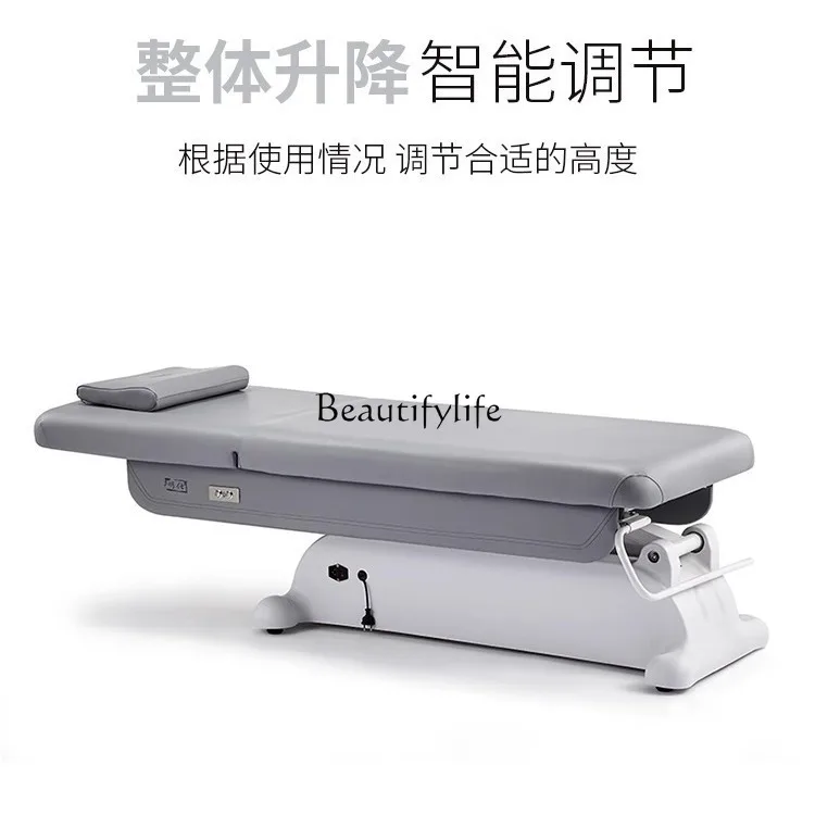 

01-High-end electric beauty massage bed boning and chiropractic bed