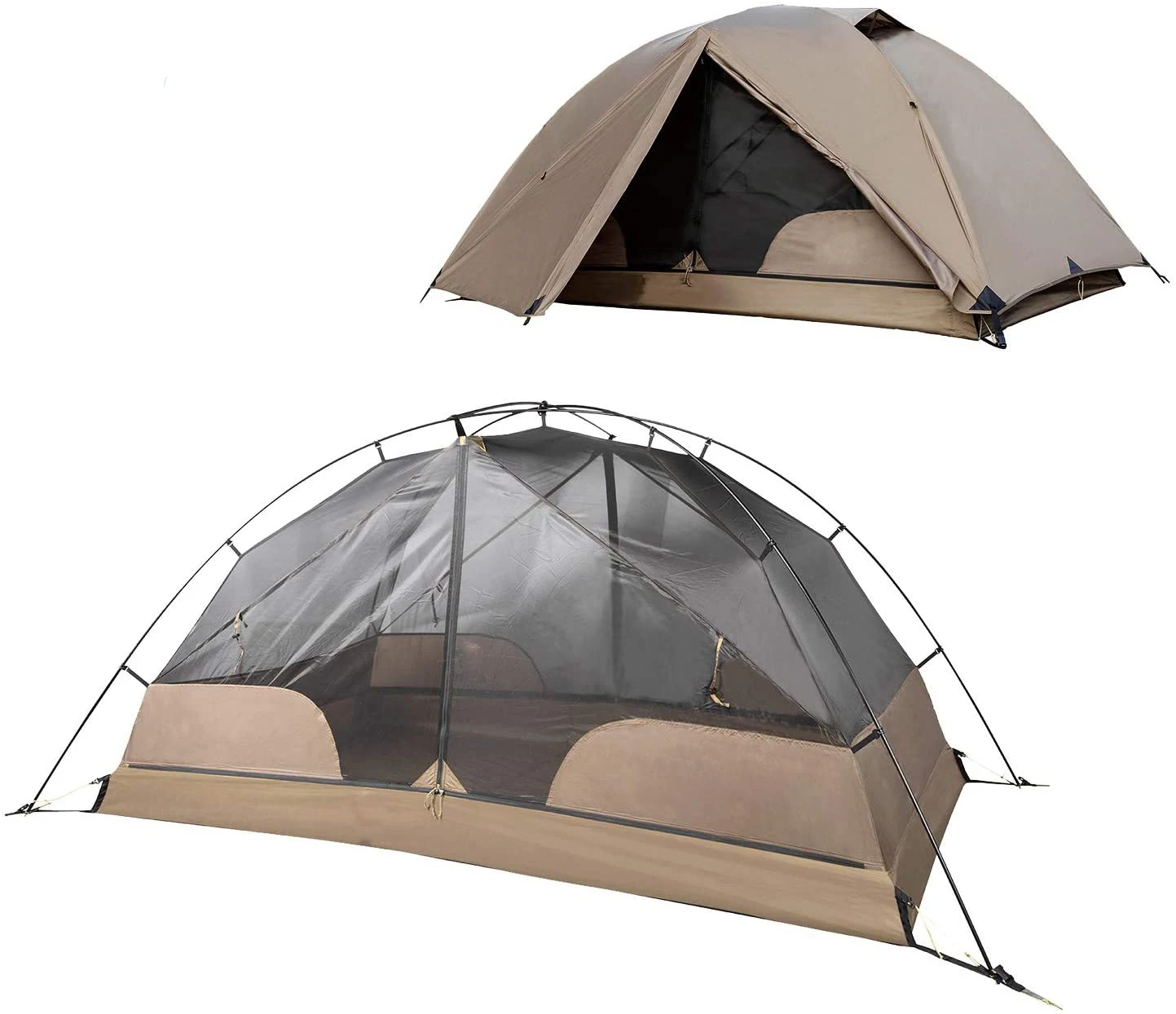 1-2 Person Hot Sale Professional Mountaineering Tent Portable Light Weight Camping Tent