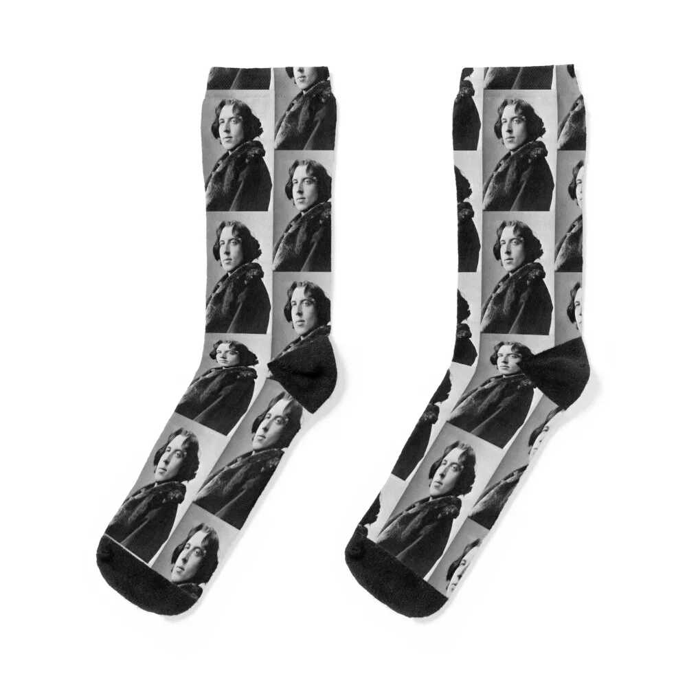 

Oscar Wilde Socks loose japanese fashion gifts crazy Mens Socks Women's