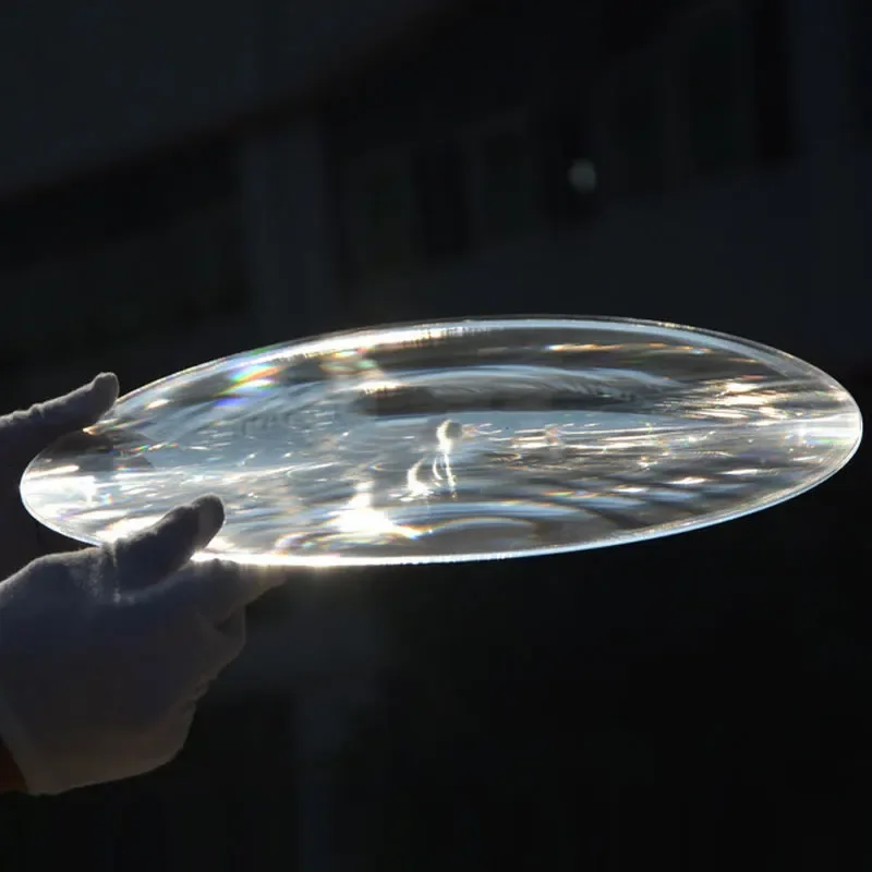 360mm Large Optical PMMA Plastic Solar Fresnel Lens Long Focal Length 450/900mm Big Solar Energy Concentrator Cooker Magnifier