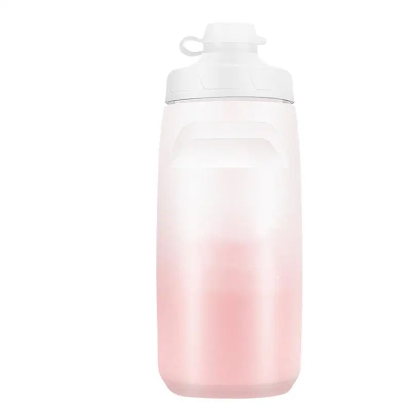 Cycling Squeeze Water Bottle Cycling & Sports Squeeze Bottle 620ml Sports Easy Squeeze Biking Bottle Lightweight Gradient Color