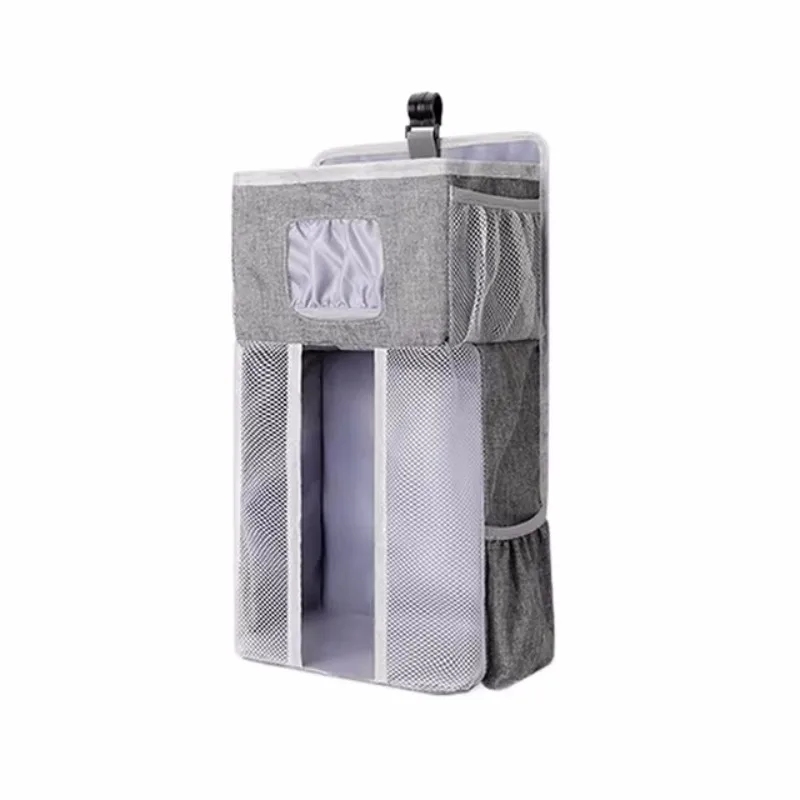 New Hanging Diaper Caddy Organizer Baby Newborn Bed Storage Organizer Crib Hanging Storage Bag Toy Organizer Baby Bedding Diaper