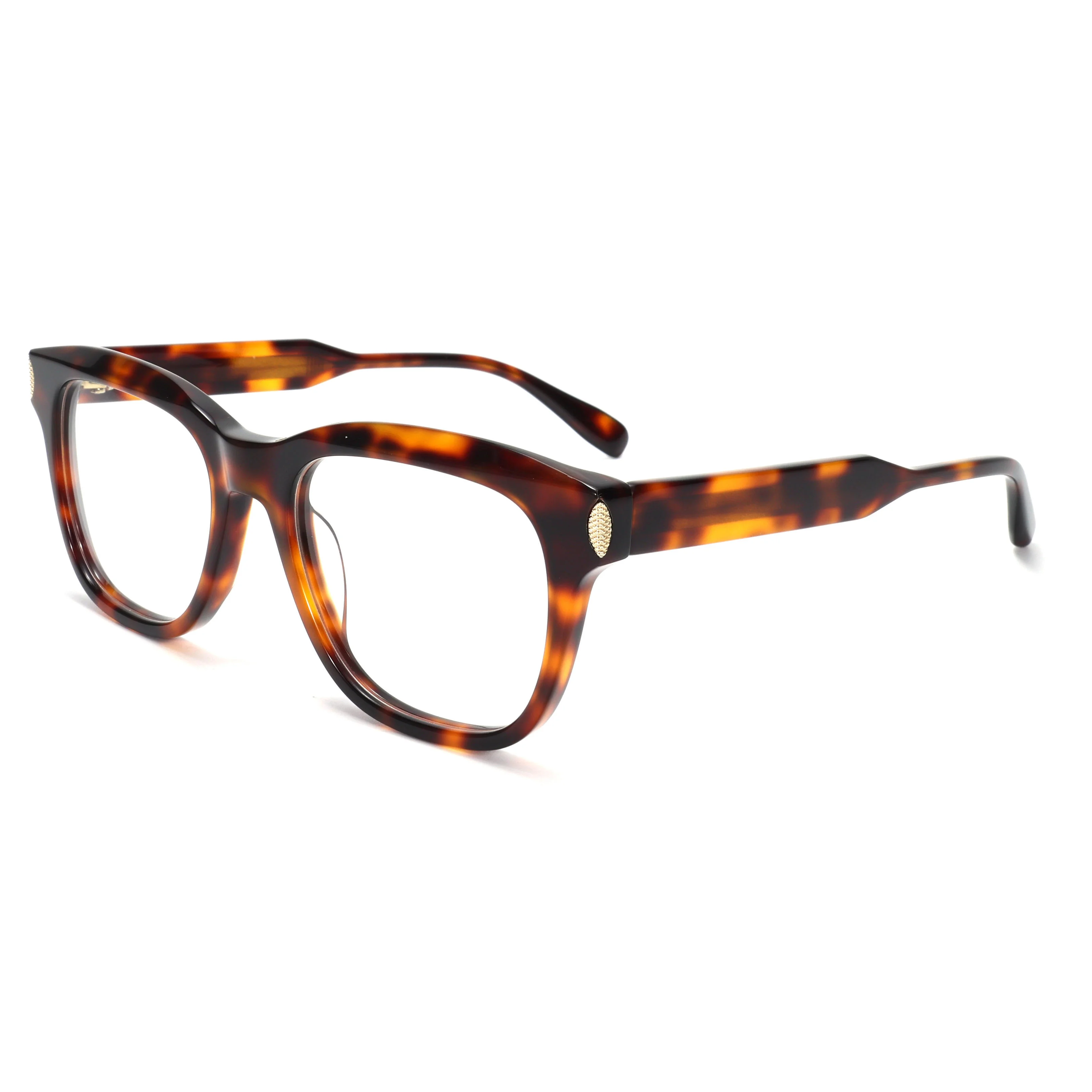 

VZONE Tortoise Acetate Optical Frames Rivet Photochromic Glasses Unisex High End Vintage Eyewear New Collection Spectacles