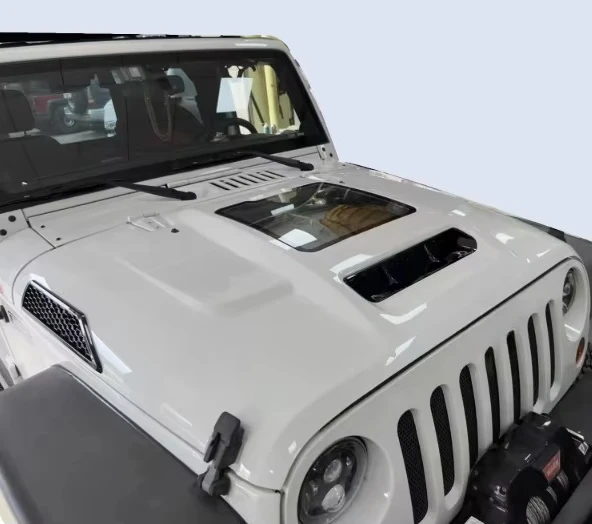Factory Wholesale Auto Parts Black Steel Engine Bonnet 392 Hood for wrangler JL 2018+& Gladiator JT