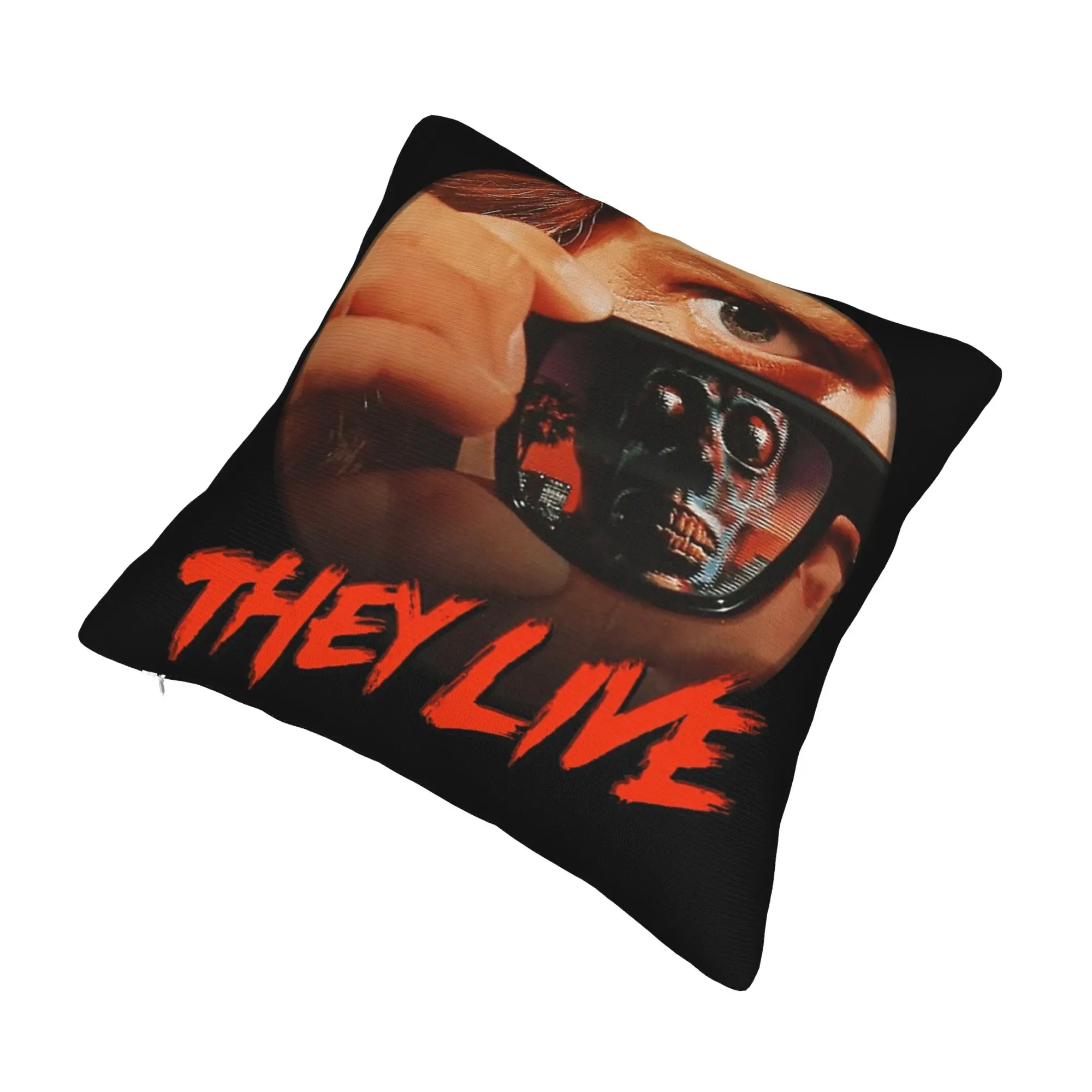 movie 80s horror 90s scary haloween They Live Pillowcase Printed Cushion Cover Decor  Pillow Case Cover Home Square 40*40cm