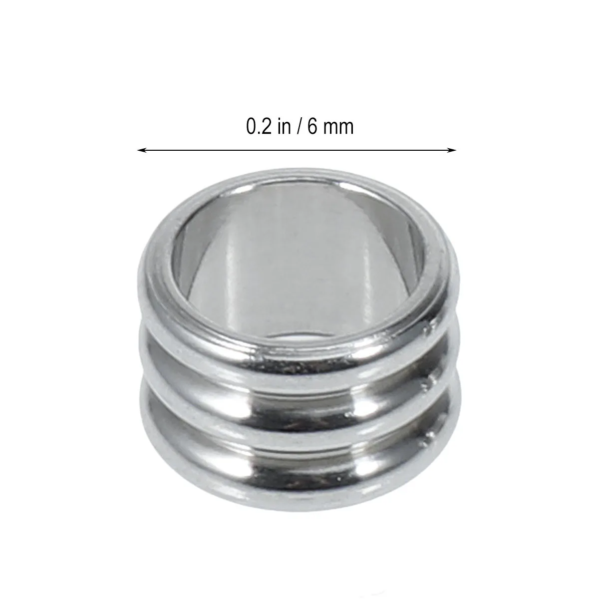 

20Pcs Stainless Steel Rondelle Spacer Beads Premium DIY Jewelry Making Findings for Necklaces Bracelets Kids Crafts Decoration