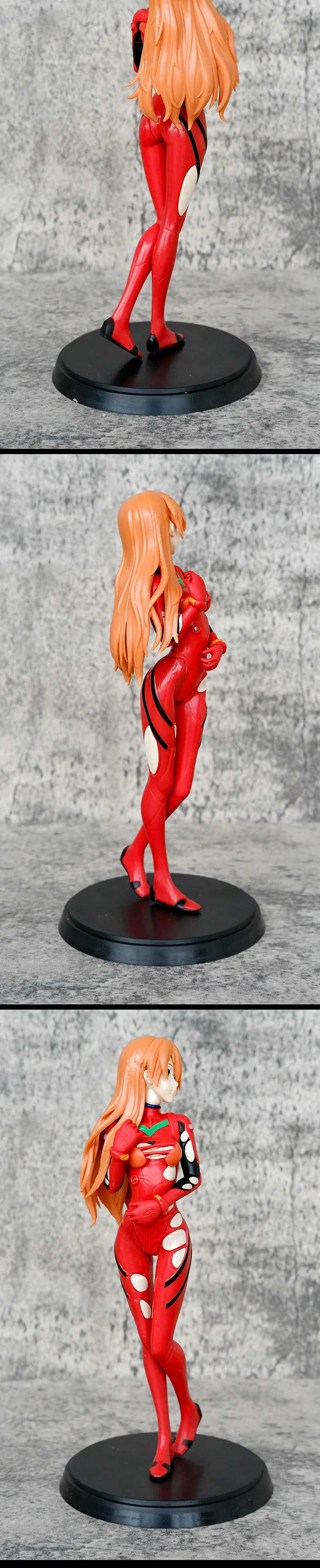 20CM EVA Anime Figure Asuka Langley Soryu Ayanami Rei Standing Model Desktop Collection Decoration Toys Doll