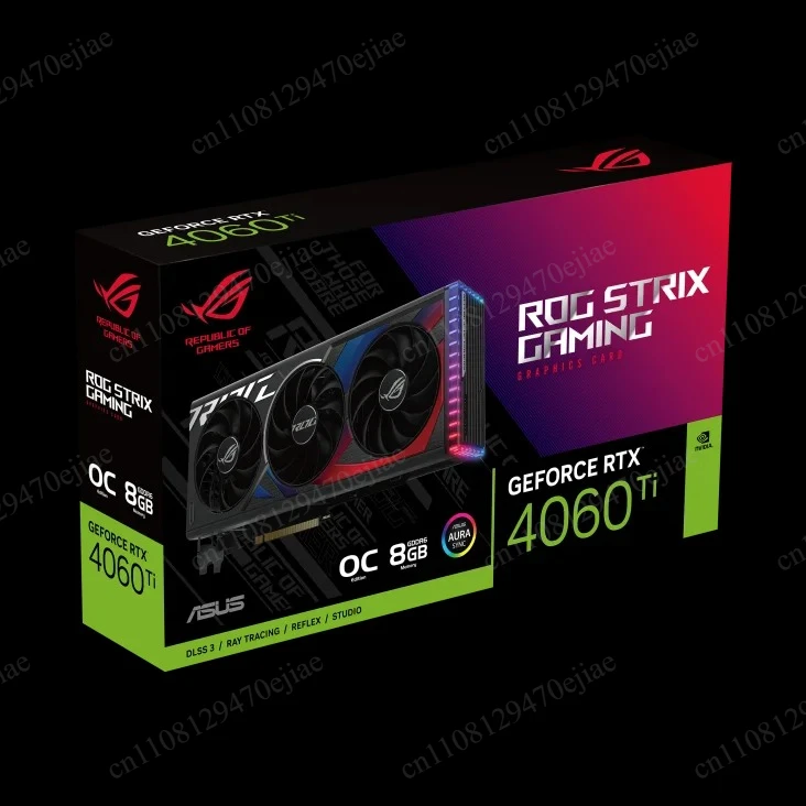 ASUS ROG STRIX RTX 4060 Ti O8G Graphics Card | 8GB GDDR6 Gaming GPU | DLSS 3 Desktop PC