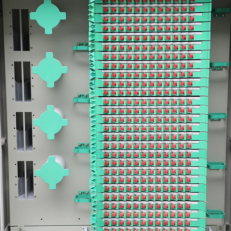Factory sales external 288-core wall-mounted fiber optic cross-connect cabinet