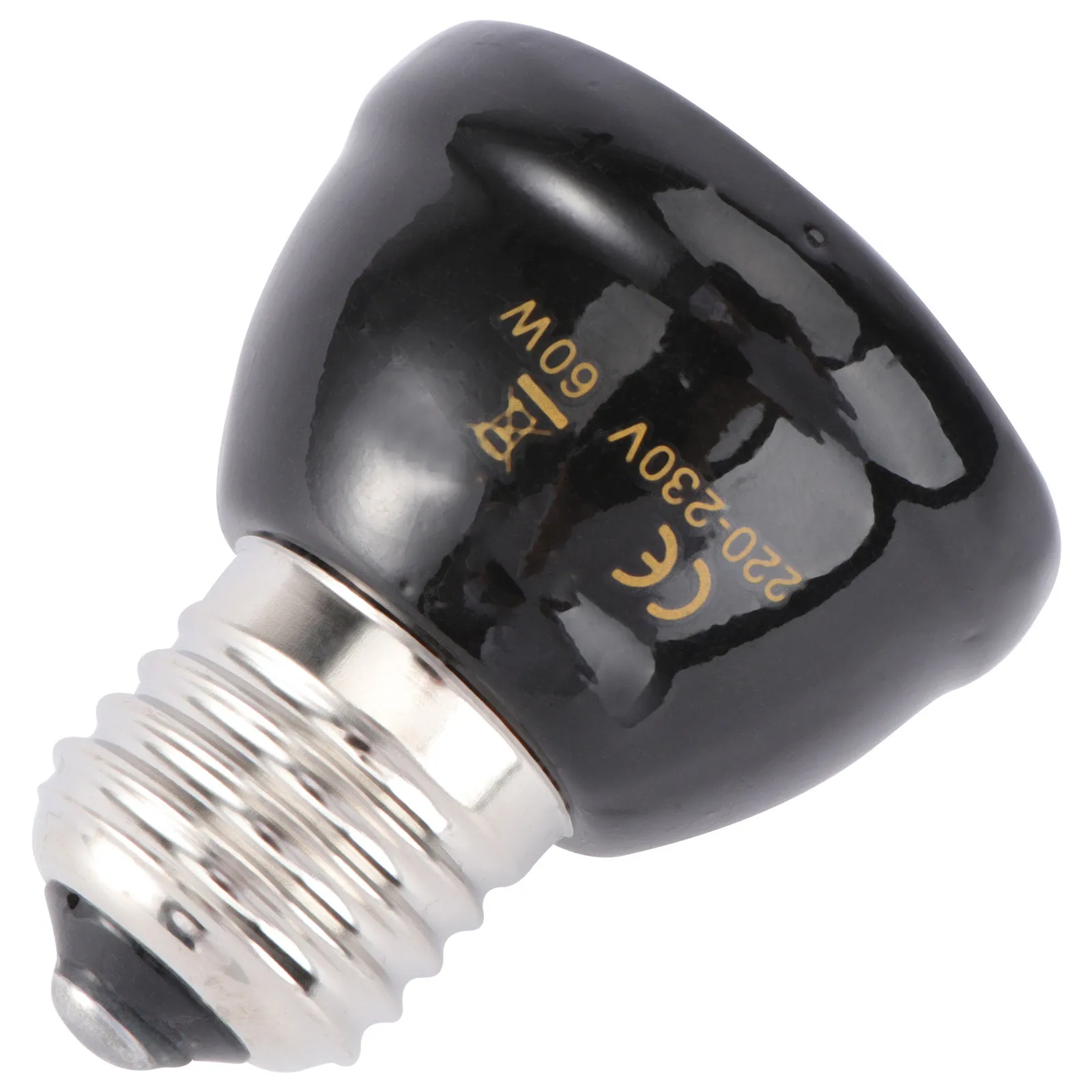 1Pcs Reptile Heating Lamp 60W E27 Ceramic Bulb Heat Light for Reptiles Birds Hamsters Small Size Heating Emitter Heat