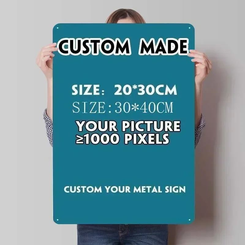 زن حديقة غروب الشمس طباعة ملصق معدني الديكور في ديكورات المنزل علامات القصدير المعدنية المخصصة لديكور الحائط بار القهوة