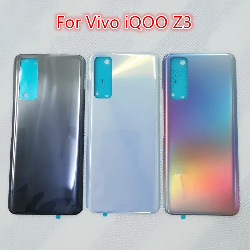 Корпус Z3 для Vivo iQOO Z3, задняя крышка аккумулятора, ремонт, замена задней крышки дверного телефона