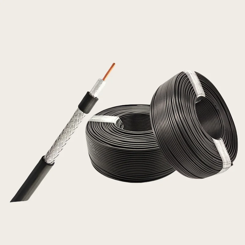5D-FB RF coaxial cable 50Ohm high-frequency signal antenna feeder with low loss and low standing wave
