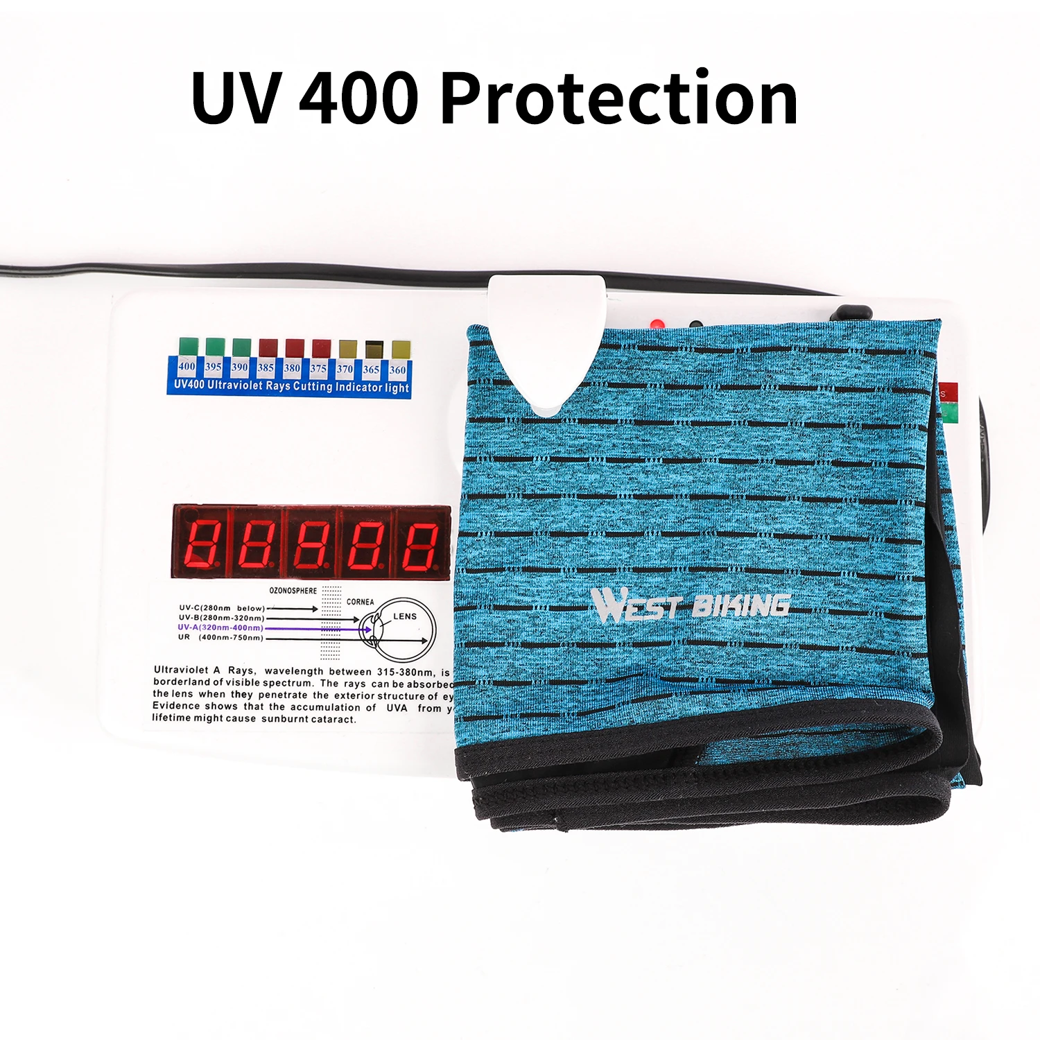 WEST BIKING Summer Cycling Hiking Scarfs UV Protection Bandana Mountaineering Mask Ear Hanging Neck Cover Cooling Sport Gear
