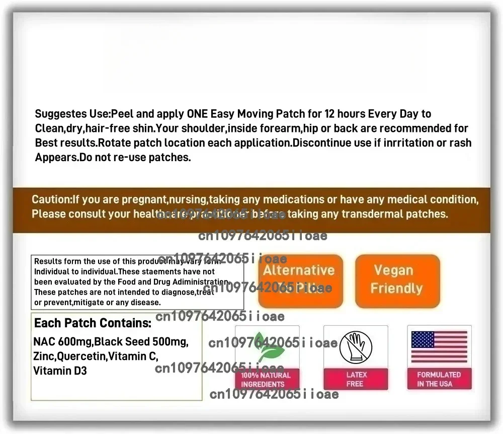 Parches Transdermicos Resveratrol Absorción Mejorada para Salud Celular y Cognitiva 30 Parches