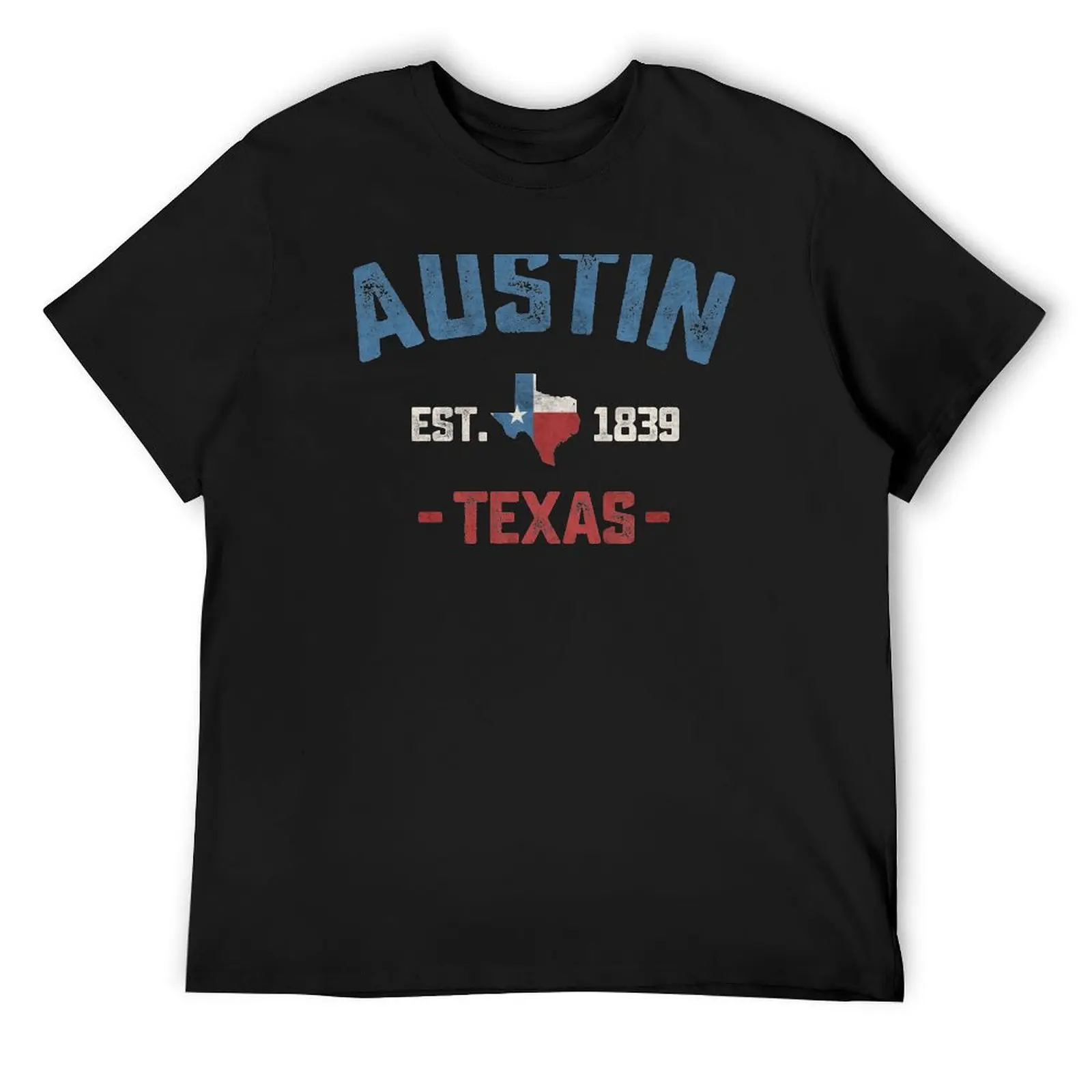 Austin Texas TX Athletic Sports Design Vintage Style T-Shirt kawaii clothes tops vintage anime shirt mens t shirt graphic