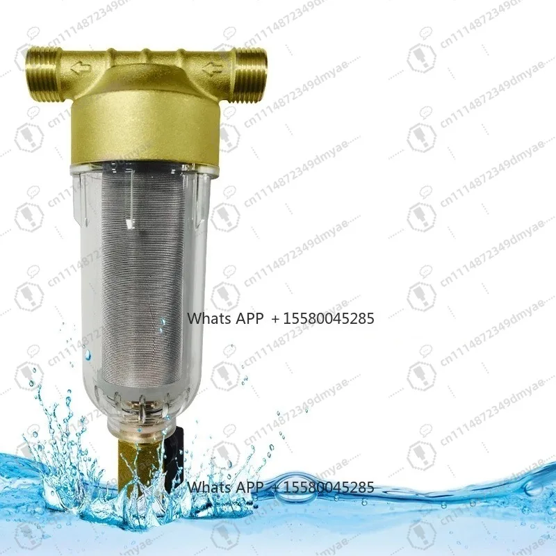 Reusable Spin down Sediment Whole House Water Pre-Filter 40-60 Micrometre - Effective Household Water Filtration Solution