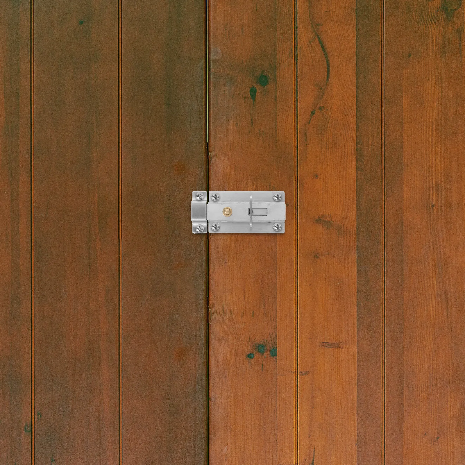 

Усиленный засов из нержавеющей стали с функцией автоматического отскока, раздвижной болтовой замок для деревянных дверей и окон, фурнитура для обеспечения безопасности