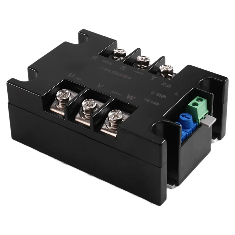 

Three-Phase Motor Soft Start Module Soft Start Cabinet Soft Stop Slow Start Online Step-Down Soft Starter 30WA-R1 3KW