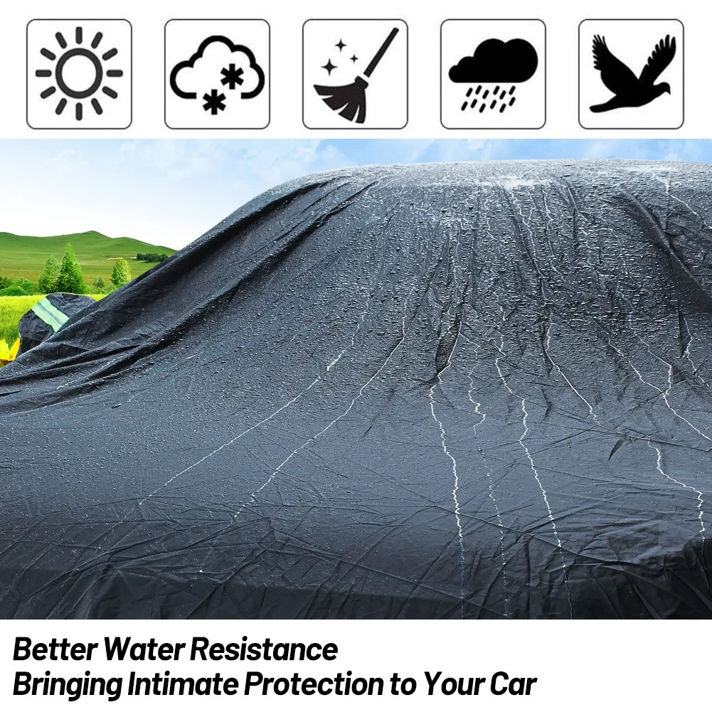 Car Cover Waterproof All Weather Compatible with Ford Mustang Full Outdoor Car Covers UV Winter Protection