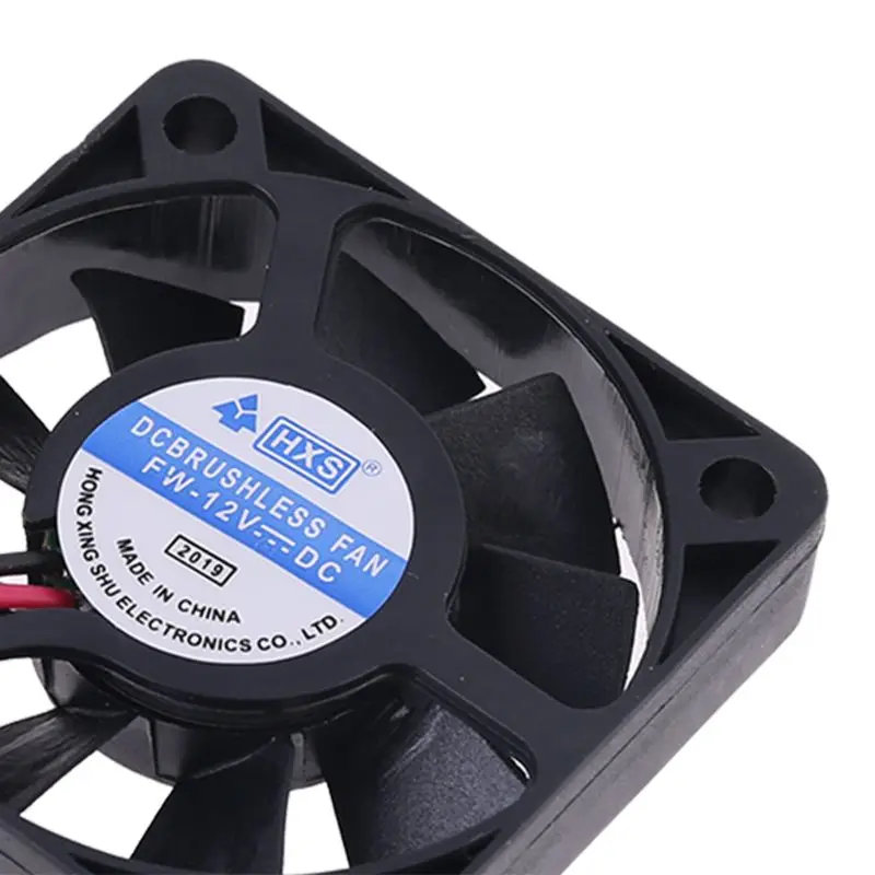 DC 12V 0.12A 2-Pin 50x50x10mm PC Computer CPU System Brushless Cooling Fan 5010