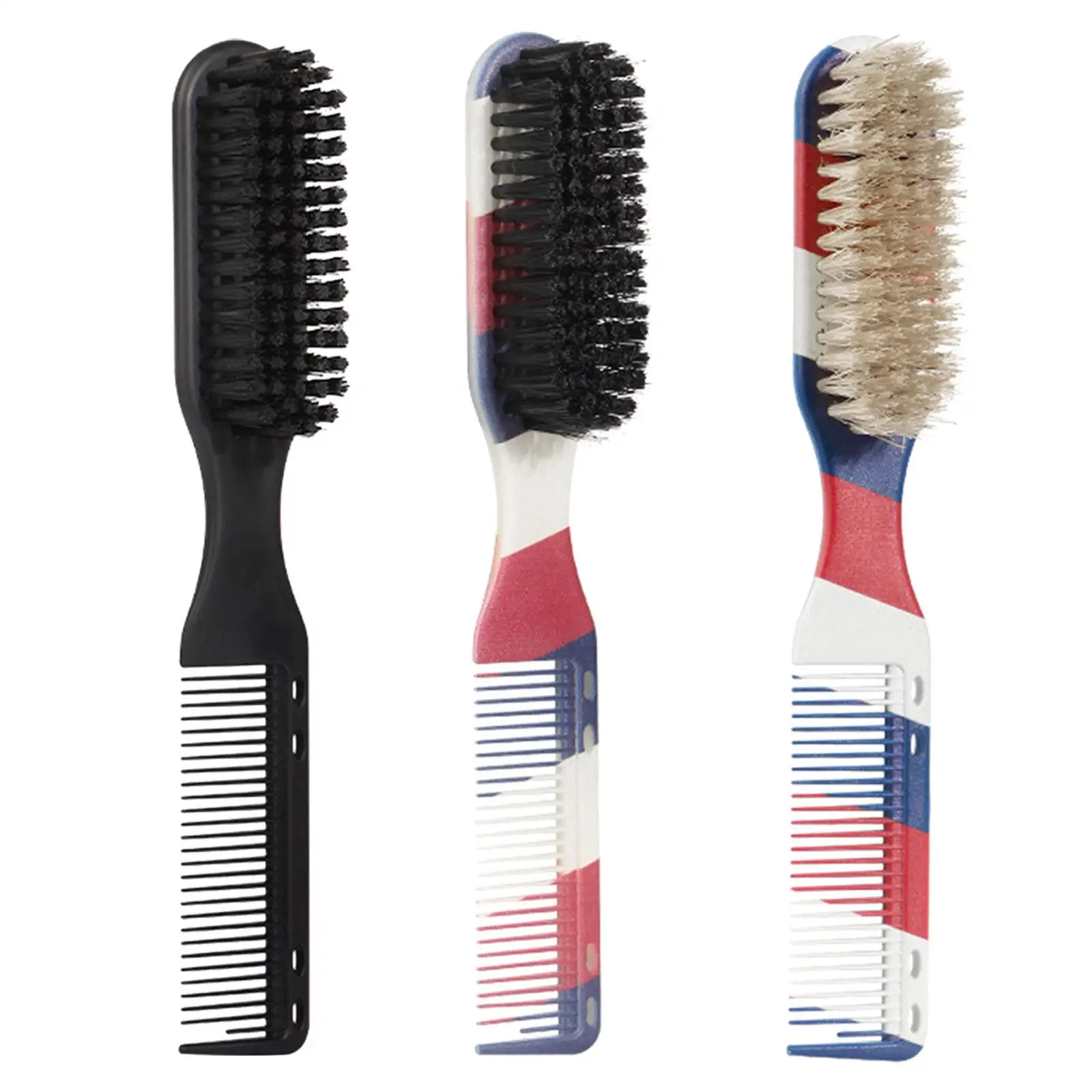 Double Ended Hair Brush Comb Hair Beard Styling Comb Hairdressing Tool Hair