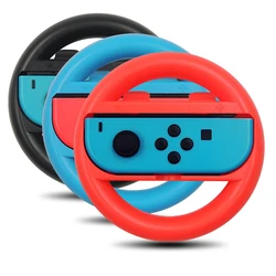 2pcs Left Right Game Steering Wheel Controller Handle Holder Grip JoyCon Controller Gamepad For Nintendo Switch OLED Accessories