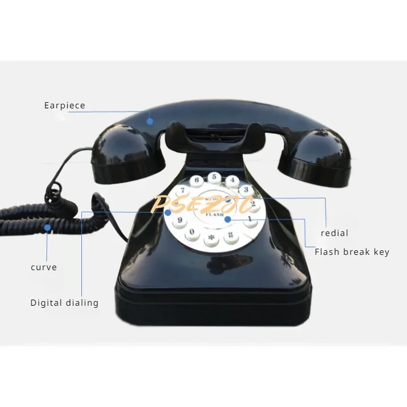 Retro Minimalist Telephone Landline Office with Classical Retro Decoration Supports Home Hotel Office Business