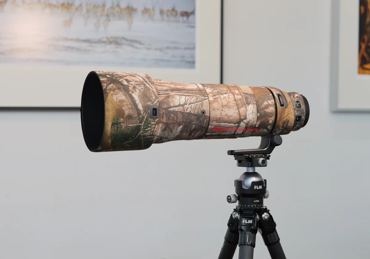 Camouflage Lens Coat For NIKON Z 180-600mm F/5.6-6.3 VR Waterproof and Rainproof Lens Protective Case Z180-600 Guns Sleeve Cover