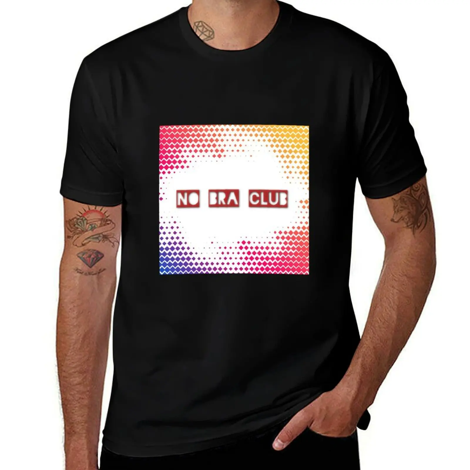 

t BRA man anime quality summer tshirt cotton NO t CLUB man T-Shirt shirt shirt high