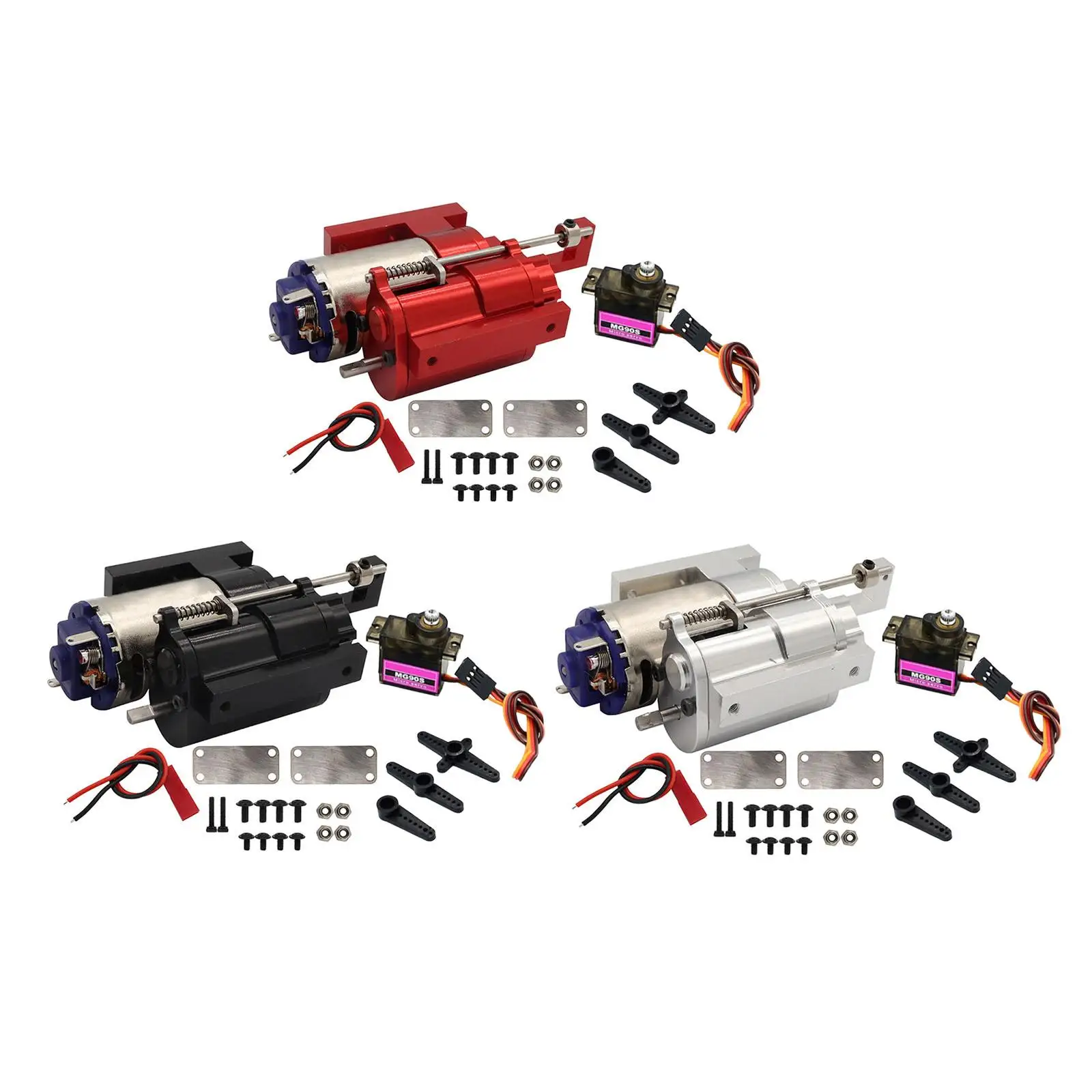 High Performance RC Car Gearbox Kit with Servo Motor Upgrade for Various Truck Models