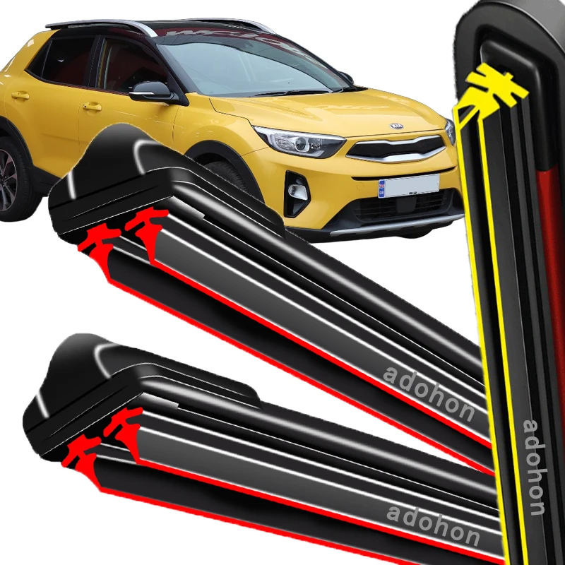 

For Kia Stonic KX1 YB CUV 2017 2018 2019 2020 2021 2022 Front Rear Wiper Blades Set Windshield Windscreen Cutter Auto Accessory