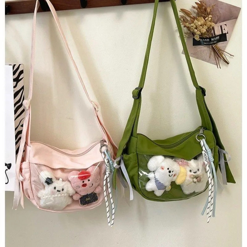 

Trendy Maillard Mini Bag Y2K Retro Design Patchwork Texture One Shoulder Bag Campus Style