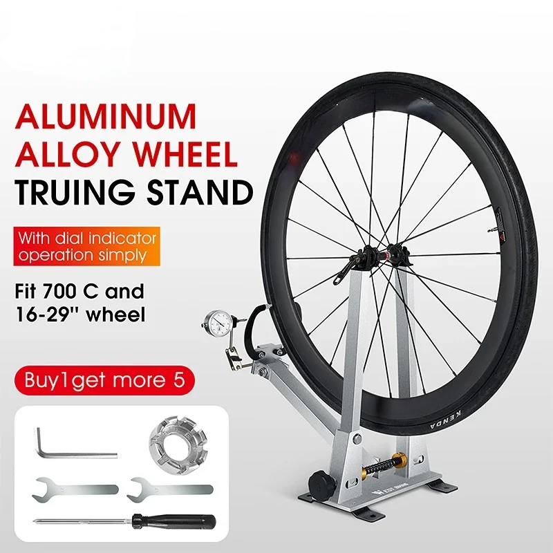 Mountain Bike Wheel Truing Stand Bicycle Wheel Maintenance Rims Correction Stand Bicycle Calibration Stand