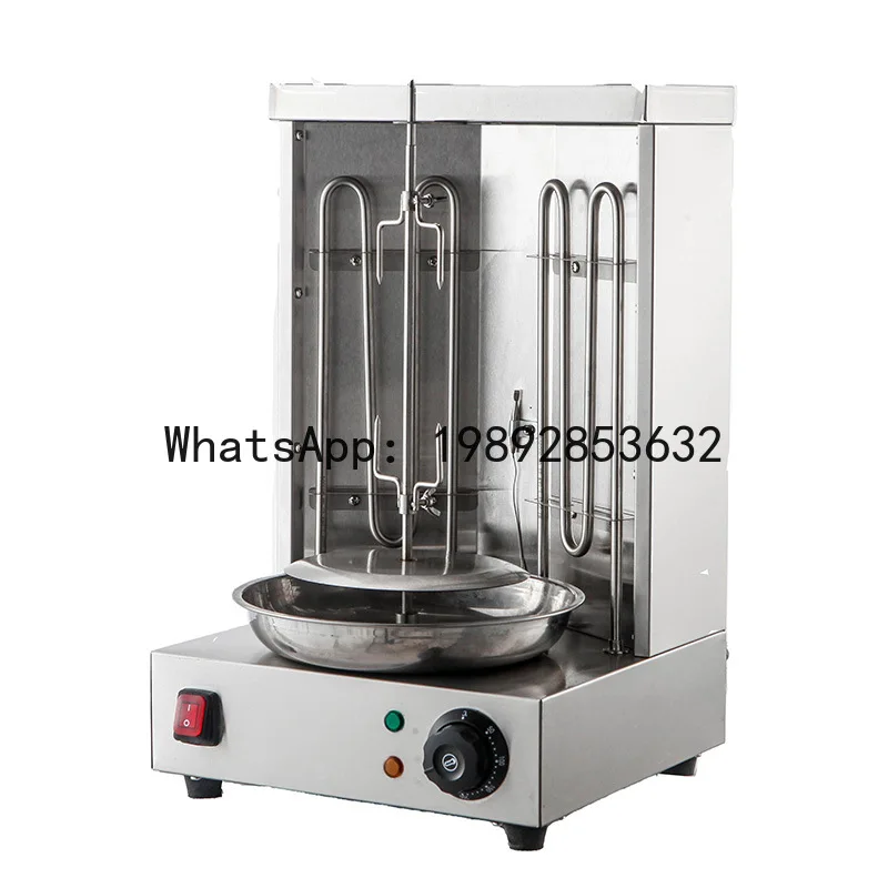 

QQ Commercial electric rotisserie grill for bbq - perfect for roasting duck, chicken, and middle eastern style grilling