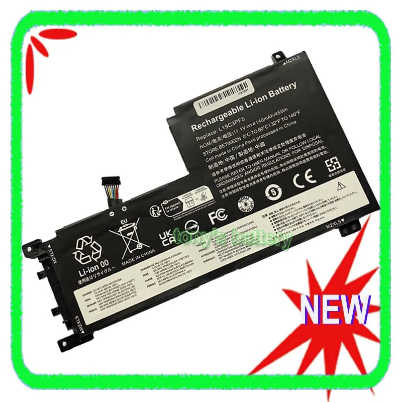 L19M3PF6 L19C3PF4 L19C3PF5 Laptop Battery for Lenovo ideapad 5 15ITL05 15IIL05 5-15ARE05 15ALC05 L19L3PF2