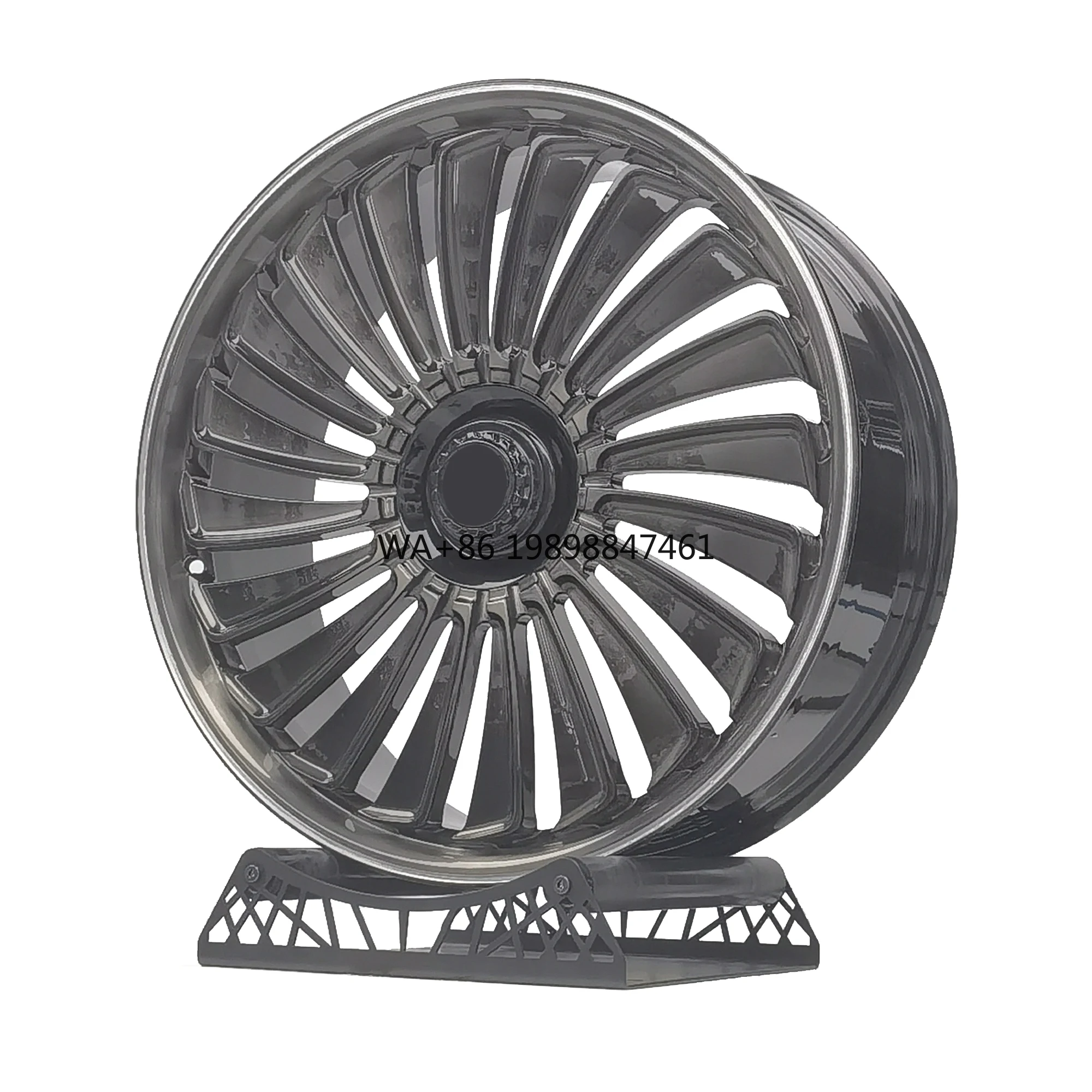 

Customized Gloss Black Forged Multi-Spoke Wheel 6061-T6 Aluminum Alloy 18-24inch 5x112 5x120 Fit BMW Mercedes Audi