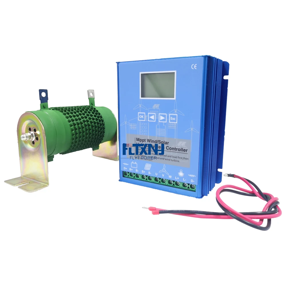 China 1KW High Efficiency MPPT Hybrid Controller for 1000W Wind Turbine and 600W Solar Panels Regulator with Dump Load Charger