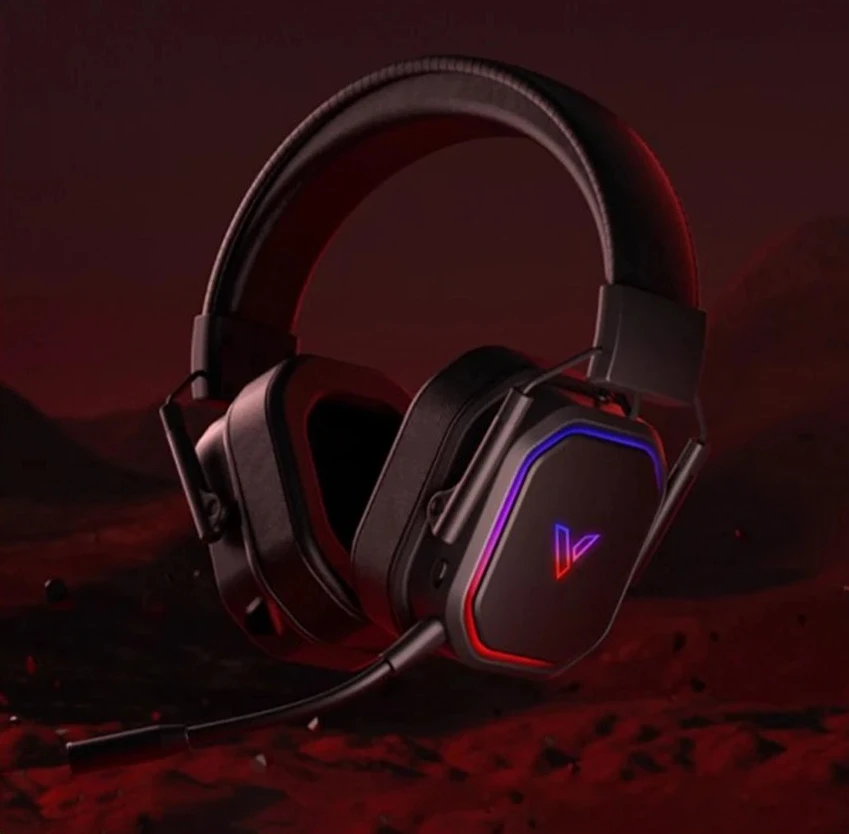

Rapoo VH850 3mode Wireless E-sports Gaming Headphone Mic Noise Cancelling RGB Long Battery Life Low Latency Custom Headset
