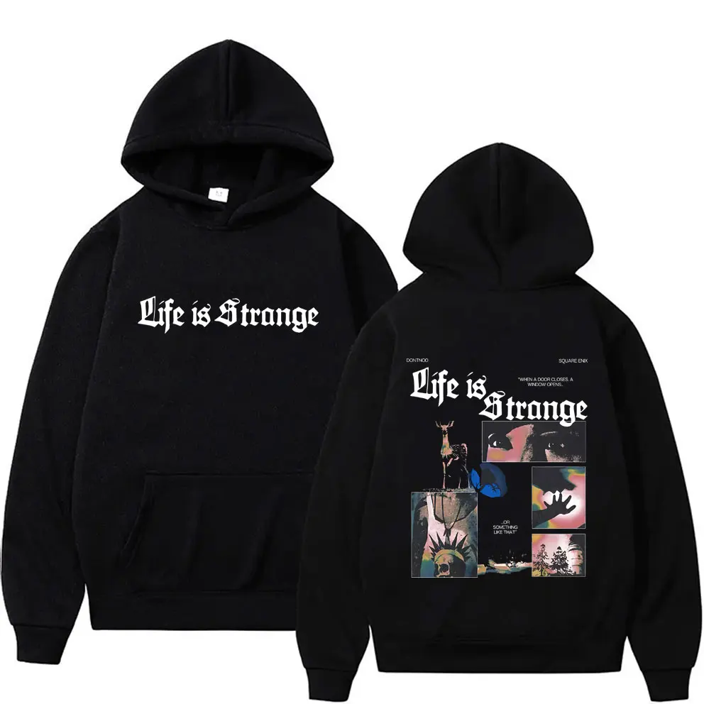 

Game Life Is Strange Graphic Hoodie Men Women Player Casual Oversized Streetwear Male Fashion Vintage Fleece Cotton Sweatshirt