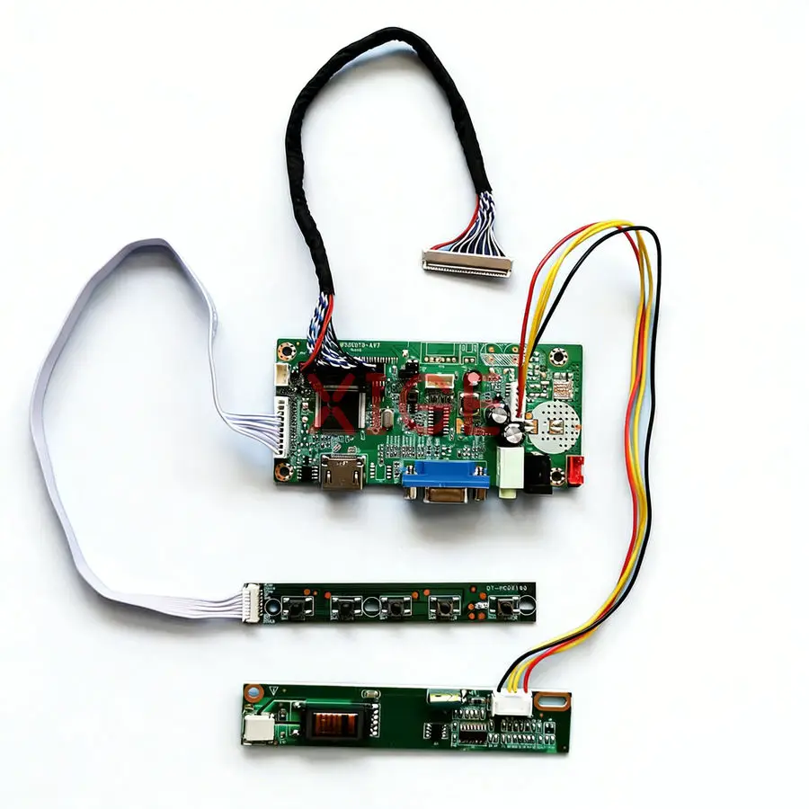 

Плата контроллера привода дисплея подходит для HSD150PX15 HSD150PX14 HSD150PX17 HSD150PX16 30-контактный LVDS VGA + HDMI 1-CCFL 1024*768 1024x768 комплект