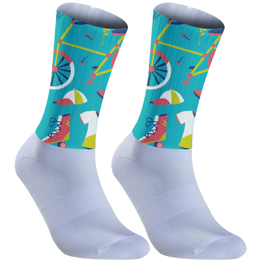 

New Cycling sports breathable sweat absorbing high elasticity socks, anti slip and shock-absorbing comfort