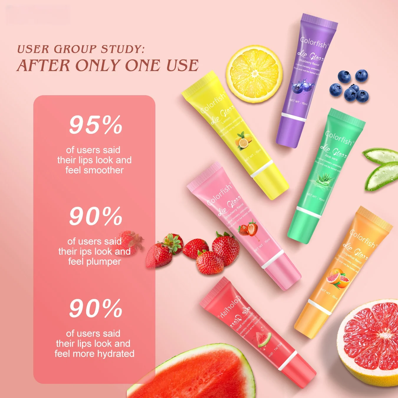 24PCS Flower and Fruit Lip Balm set moisturizes, improves lip condition and moisturizes Valentine\'s Day gift party gifts