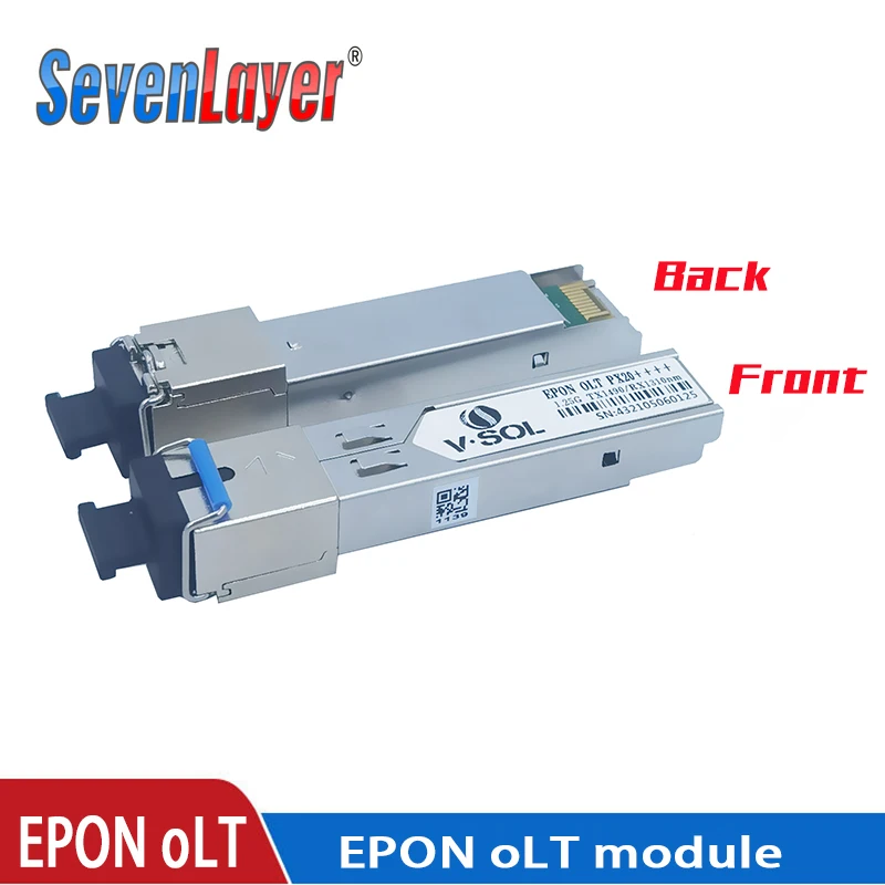 VSOL GBIC PX20++++ 20KM FIber PON module 7/8/9DB EPON OLT SFP Modules SC port Compatible With BDCOM HW ZTE HIOSO Ubiquiti