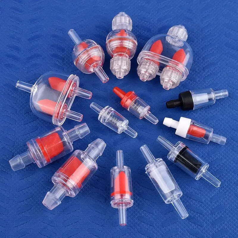 

1~50pcs O.D 3mm~28mm Flat Check Valve Pagoda Watering Irrigation Hose Non-Return Valve Aquarium Tank Air Pump One-way Valve